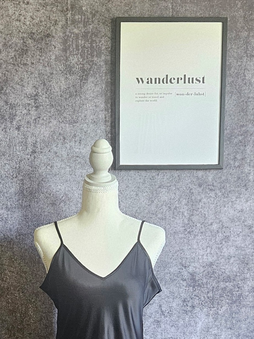 Quince Black Satin Slip Camisole Dress